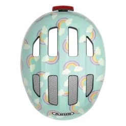 Abus Smiley 3.0 LED Helm Blue Rainbow Mt. M