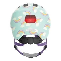 Abus Smiley 3.0 LED Helm Blue Rainbow Mt. M