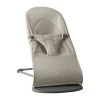 BabyBjörn Balance Soft Wipstoeltje Geweven Jersey Tri-Fabric - Zandgrijs