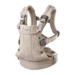 BabyBjörn Harmony Draagzak – Geweven – Mélange Lichtbeige