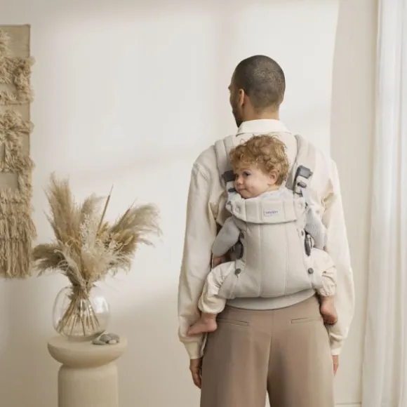 BabyBjörn Harmony Draagzak – Geweven – Mélange Lichtbeige