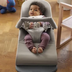 BabyBjörn Wipstoeltje Bliss - 3D Jersey - Zandgrijs