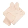 Bamboom New Born Badcape met Oren + Washand - Sand