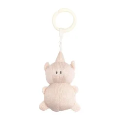Bamboom Pull & Shake Toy - Rino Pink Powder