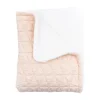Bamboom Wrinkled Wiegdeken - Water Peach