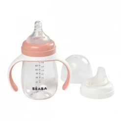 Beaba Evolutieve 2-in-1 Drinkfles 210 ml Windy Blue
