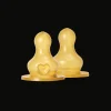 BIBS Flesspeen Rond - Slow Flow - 2 Pack - Latex