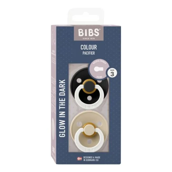 BiBs Glow Fopspeen - 18+ Mnd - Sage / Vanilla