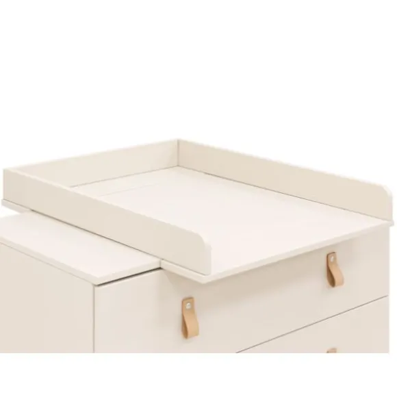 Bopita Babykamer Lines - Dune / Naturel | Ledikant 60 x 120 cm + Commode