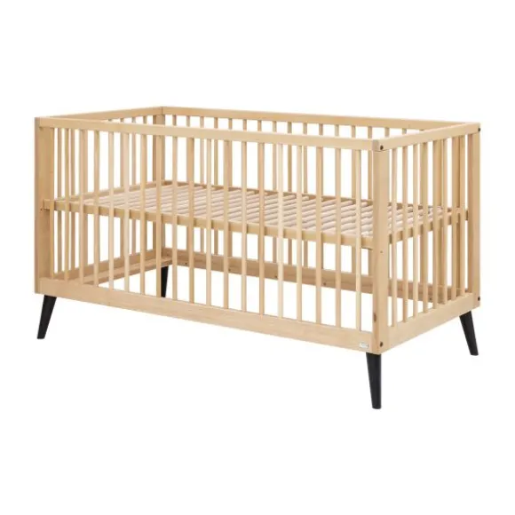 Bopita Fay Bedbank 70x140 cm - Naturel/Mat Zwart