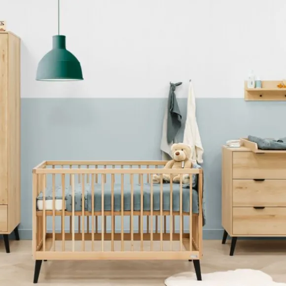 Bopita Fay Bed 60×120 - Naturel/Mat Zwart