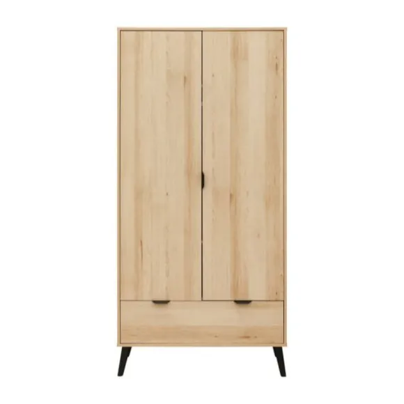 Bopita Fay Bed 60×120 - Naturel/Mat Zwart