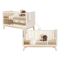 Bopita Lines Ledikant - 70 x 140 cm - Dune / Naturel