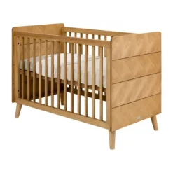 Bopita Manou Babykamer Vintage | Bed 60 x 120 cm + Commode + Kast 2 Deur