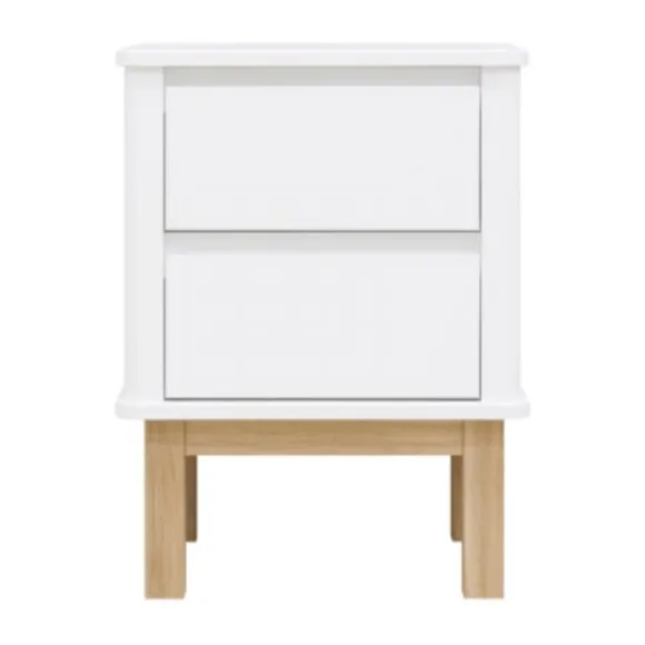 Bopita Mika Bed Wit / Eiken 90 x 200 cm