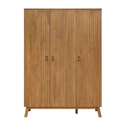Bopita Senna Kledingkast 3-Deurs - Rose / Wood