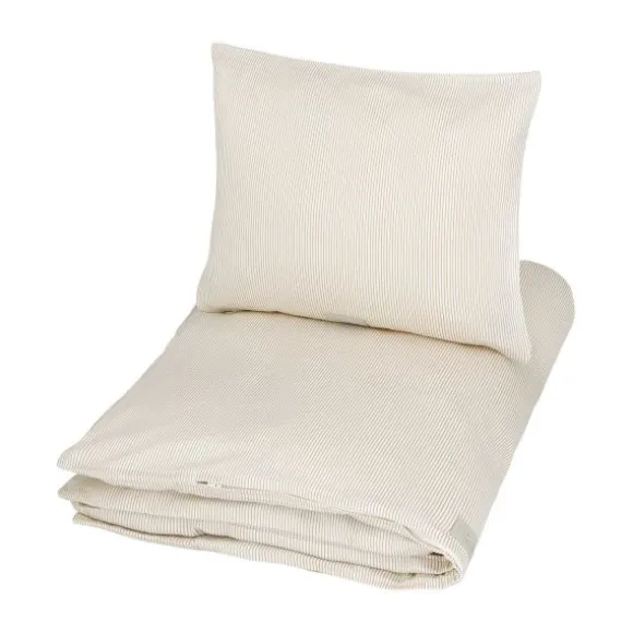 Cam Cam Copenhagen Classic Stripes Dekbedovertrek - 140 x 200 cm - Camel