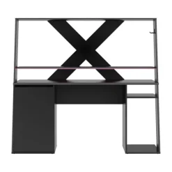 Diagone Axyon Gamer Bureau - Zwart