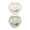Difrax Dynamic Lovi Prime Fopspeen - 0-6mnd - 2st. - Coconut/Pistachio