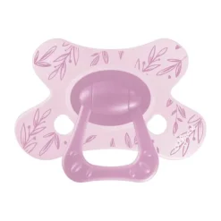 Difrax Natural Fopspeen - 6+ Mnd - Berry Pink Bunny