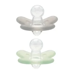 Difrax Siliconen Fopspeen Stone / Sage 6-12 Mnd 2 Stuks