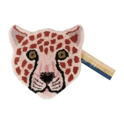 Doing Goods Wandhanger - Tapis Amis - Archie Geruite Beer Dierenkop
