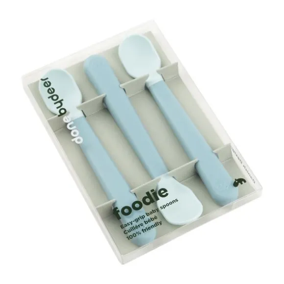 Done By Deer Easy Grip Lepels - 3 Stuks - Blue