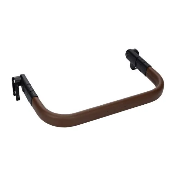 Dubatti Smart Buggy - E2 - Brown / Taupe | Regenhoes Buggy | Summer Seatliner | Bumper Bar Zwart