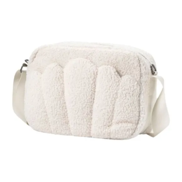 Elodie Details Crossbody Bag – Bouclé – White
