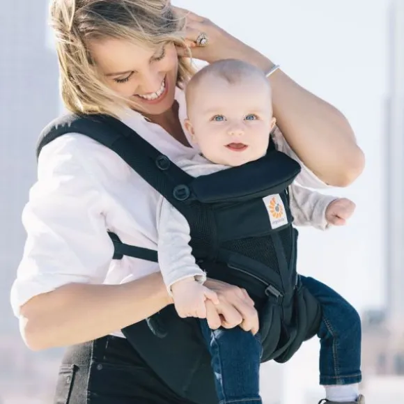 Ergobaby Omni 360° Cool Air Mesh Draagzak Pearl Grey