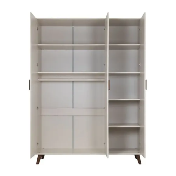 Europe Baby Olivia II Ledikant 60 x 120 cm - Oatmeal / Walnoot - Retro