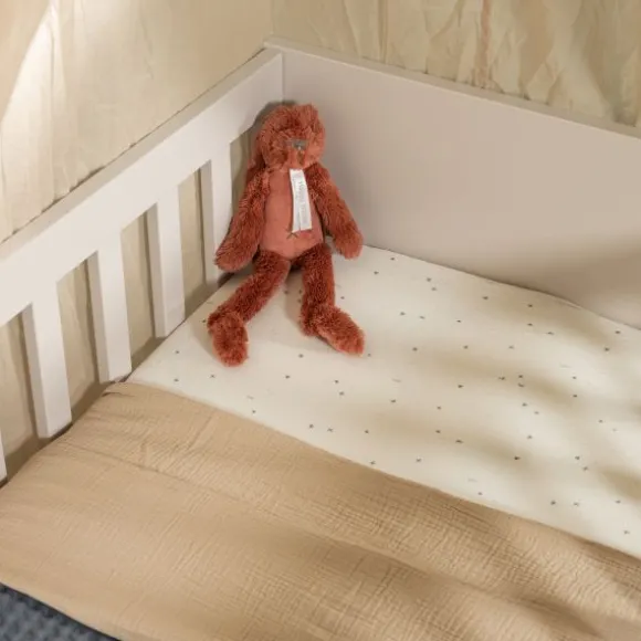 Europe Baby Sev Babykamer Oatmeal/Walnoot | Ledikant 60x120 + Commode