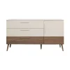 Europe Baby Sev XL Commode - Oatmeal/Walnoot