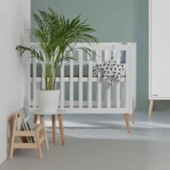 Europe Baby Sterre Babybed - Wit / Naturel - 60 x 120 cm