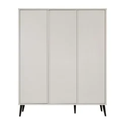 Europe Baby Sterre Babykamer Oatmeal / Zwart | Bed 60 x 120 cm + Commode