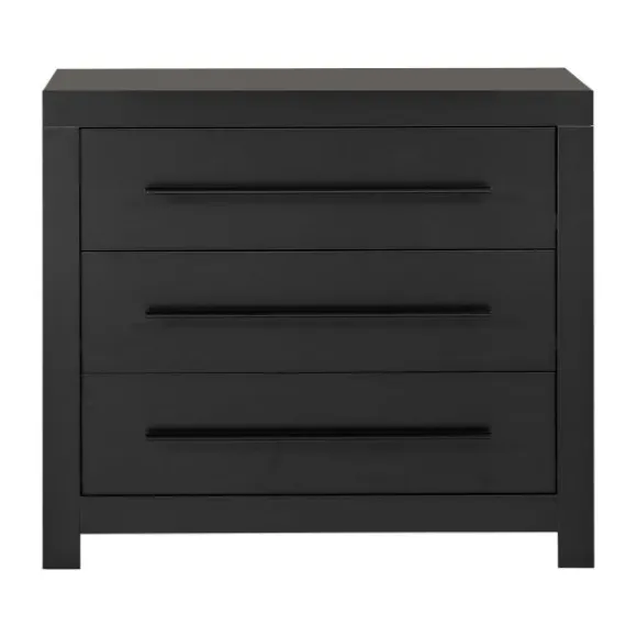 Europe Baby Vittoria III Babykamer Zwart | Bed 70 x 140 cm + Commode