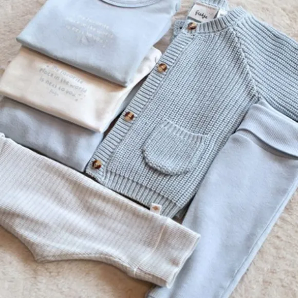 Feetje The Magic Is In You Broek Rib Met Streep - Maat 44 - Blauw