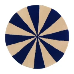 Ferm Living Arch Vloerkleed Blue / Off White