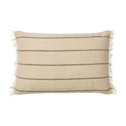 Ferm Living Calm Kussen - Camel / Black