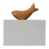 Ferm Living Harbour Box - Coral - Mist Blue/Aged Gold