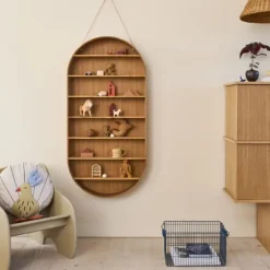 Ferm Living Wandrek Ovaal - Oiled Oak