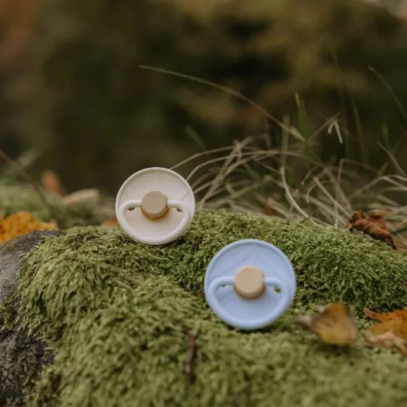 FRIGG Little Viking Fopspeen - 0-6 Mnd - 2 stuks - Powder Blue/Cream