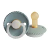 FRIGG Rope Glow Fopspeen Stone Blue / Sage 6-18 Mnd 2 Stuks