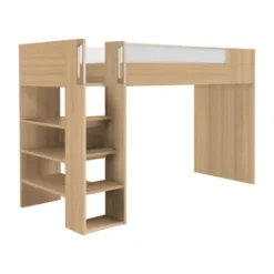 Gautier Dimix Hoogslaper - 90 x 200 cm - Gestructureerd Eikenhout