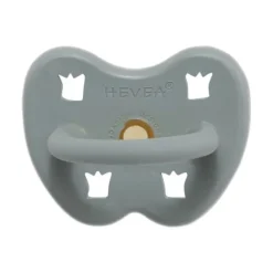 Hevea Fopspeen Rond Gorgeous Grey 3-36 Mnd