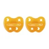 Hevea Orthodontische Fopspeen - 0-3 Mnd – 2 Stuks - Naturel
