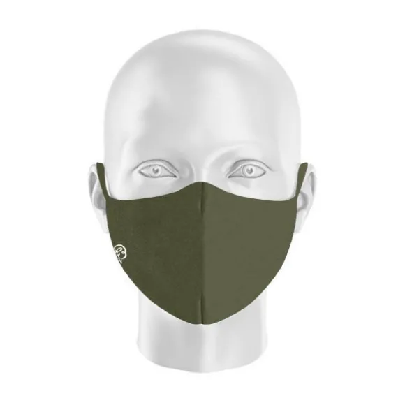 Hi Mondmasker Dark Green Mt. L
