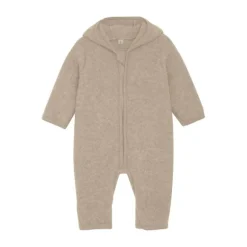 HUTTEliHUT - Boxpakje - Wool Fleece - Camel Melange - mt.62