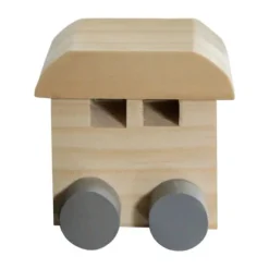 Jep Letters Eindwagon - Hout