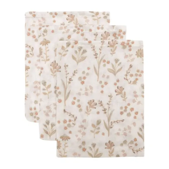 Jollein Bloomy Washandje - 3 Stuks - 15 x 20 cm - Hydrofiel